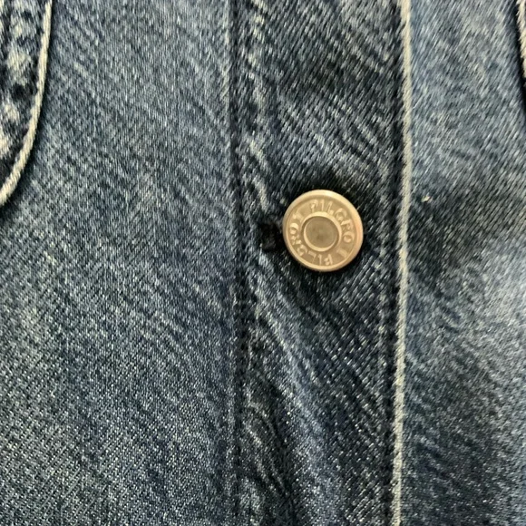 Denim Button-Up Shirt Dress - Picture 4 of 6